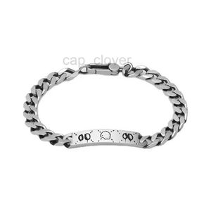 Designer armband armband för män kvinnor unisex silver armband botten plätering för flickvän souvenir present mode charm smycken