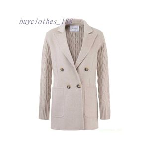 Kurtki damskie Wool Blend Coats Designer Trench Płaszcz 2024 Nowy wiosenny jesień Środkowy Modka Koreańskie ubrania zimowe z paskiem J1v9