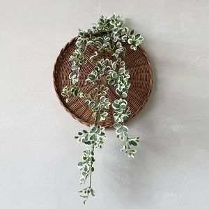 Decorative Figurines Surprise Price Nordic Ins Simulated Green Plant Decoration Indoor Room Living Wall Flower Pot Bohemian Hanging