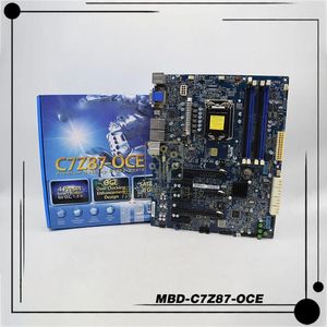 Motherboards Server Motherboard för Supermicro C7Z87-Oce Z87 1150 PCIe SATA IPMI MBD-C7Z87-OCE