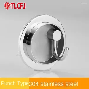 Hooks KTLCFJ 1Pcs Kitchen Accessories Wall Hook Towel Bathroom Stainless Steel Coat Rack Rotating Key Hanger Door