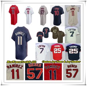 CLEVELAND Baseball Jersey Jose Ramirez Andres Gimenez Josh Naylor Steven Kwan Tyler Freeman Shane Bieber Ricky Vaughn Tanner Bibee Triston McKenzie GUARDIAN City