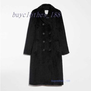 Kvinnorjackor Wool Blend Coats Designer Trench Coat 2024 Ny Spring Autumn Mid Length Korean Fashion Winter Clothes With Belt Druw