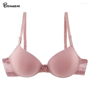 BRAS BEAUWEARオリジナルブランドセクシーなプッシュアップ女性のための下着レースバンドランジェリー女性サイズ34B-38C