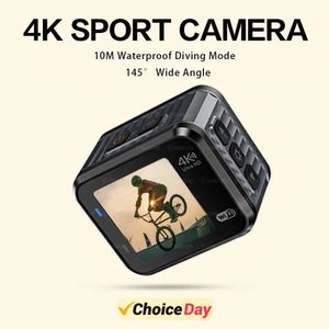 Videocamere ad azione sportiva Cerasta Mini Action Camera 4K60FPS Ultra HD V8 16MP WiFi 145 10 m FACCHIO IN ASTRAMENTO IN MACCHIATURA DI REGISTRAZIONE SPEGGIAMENTI SPORTICA DV SPORTICA J240514