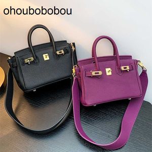 Handgefertigte Handtasche Handtasche Top Lederbeutel Luxurys Cowhide für Frauen große Kapazität für Frauen 2024 High-End