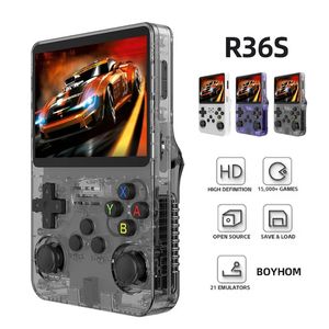 Öppen källkod R36S retro handhållen videospelkonsol Linux -system 3,5 tum IPS -skärm bärbar fickvideospelare R35S 64 GB -spel