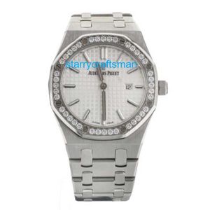 Luxury Watches Audemar Pigue Royal Oak Quartz Stainless Steel Diamond Frame 33mm 67651 APS factory ST95