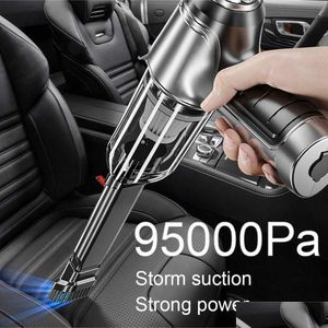 Vacuum Cleaners 95000Pa Wireless Car Cleaner Handheld Mini Portable Robot For Home Desktop Keyboard Cleaning Drop Delivery Dht34