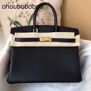 手作りのハンドバッグエンドLuxurys High Handbag Leather Quality Bag Litchi Texture Togoバッグ女性用ロックバックルファッションバッグCY