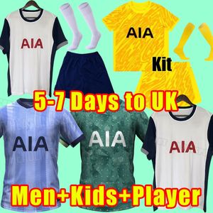 Fan Player Version Men Maglie di calcio Kids 24 25 Son Bergwijn 2024 2025 Romero Reguilon Kulusevski Richarlison Kane Skipp 3xl 4xl Kit Full Kits Gorcekeeper.