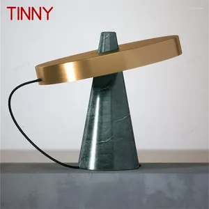 Bordslampor Tinny Nordic Luxury Lamp Samtida design LED Desk Light For Home Bedroom Decoration