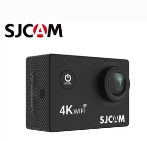 スポーツアクションビデオカメラSJCAM SJ4000エアアクションカメラ4K 30PFS 1080P 4XズームWiFiモーターサイクルヘルメット防水カメラビデオアクションカメラJ240514