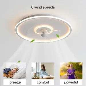 Ventilador de teto com iluminação controle remoto para ventiladores de lâmpadas de quarto em casa LED Light Liting Room