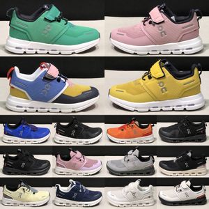 Cloud 5 barn löparskor ungdom spädbarn småbarn designer tränare pojkar flickor barn sko sneakers rosa gul gul pojke barn sneaker