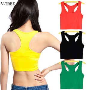 Mädchen Tanktops Yoga Sportweste für Frauen Baumwollmädchen Unterwäsche Sommer junge Teenager in Dessous Unterwäsche Unterhemden L2405