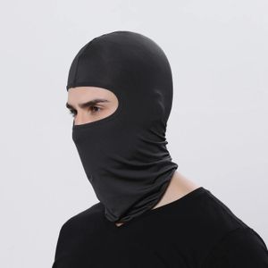 Cylling Balaclava Sports Mężczyźni czapka maska ​​armia wojskowa Ice Silk Motorcycle Bandana Letni rower UV Ochrona Kobiety Lycra 240517