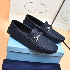 P1/40Model Luxury Suede Men Dress Shoes Cowhide Leather 2024 Autumn New British Trend Designer Handmade Business Social Designer Loafers glid på storlek 38-46