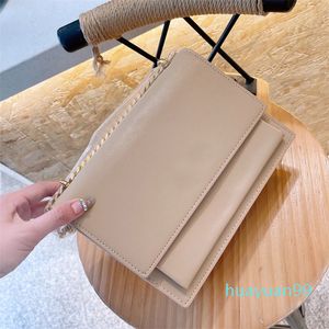 Designer -2024 Luxury bag designer bags Shoulder Handbags Leather Fashion Classic Envelope Chain bag Gold Silver Sign Y Letter Woman caviar crossbody black wallet A