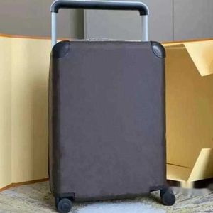 Designers Travel Suitcase Luggage Fashion Luxurys Men Women Trunk Bag Flowers Letters Purse Rod Spinner Universal Wheel Duffel Bags 55cm 240115