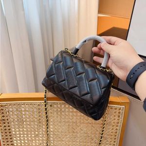 10a Fashion Quality Classic Classic Luxury Bag Denge Bag Bag Tope Chain 240215 Наружная клетчатая клетчатая дизайнерская кавика.