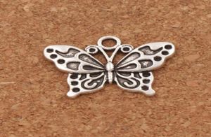 Peacock bianco Anartia Jatrophoe Butterfly Charm perline 100pcslot 248x191mm Pendanti argento antichi gioielli fai -da -te L11282380613