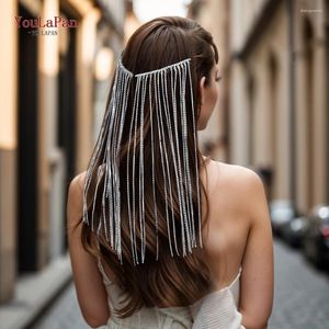 Clipes de cabelo Youlapan Bridal Pente Conjunto de Mulheres Elegantes Acessórios para Capacidade de Retos de Habilização Tiara Adornamento de Tiara HP652