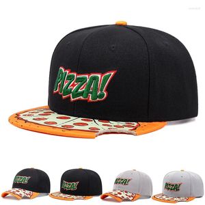 Ball Caps 2024 Lettera di pizza ricamato Snapback Fashi