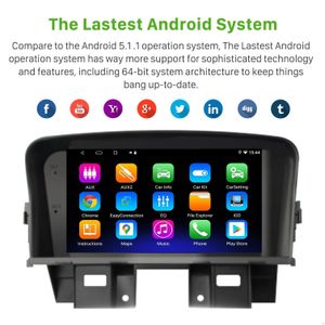 Car Dvd Dvd Player Android Car For 2008-2014 Chevrolet Cruze Radio Gps Navigation System With 7 Inch Hd Touchsn Bluetooth Support Carp Dhisf