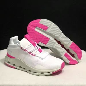 Modedesignerin White Pink Splice Casual Tennisschuhe für Männer und Frauenlüftungswolkenschuhe Laufschuhe Leichter langsamer Schock Outdoor-Sneaker DD0506A 36-45 6