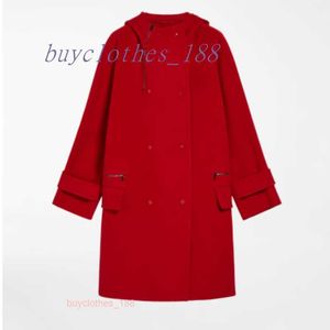 Kurtki damskie Wool Blend Coats Designer Trench Płaszcz 2024 Nowy wiosenny jesienna jesień Środkowa długość Koreańskie ubrania zimowe z paskiem JPB8