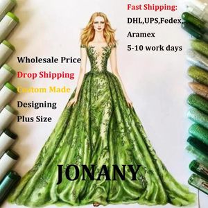 Party Dresses Jonany Custom Made Fee