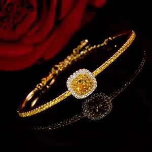 9999 Bure Gold 24k Brote Gold Bracelet Womens с сахарным и бриллиантовым браслетом 240515