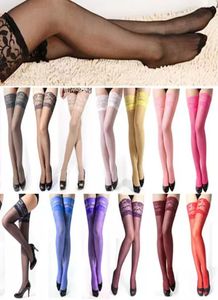 2017 Arrivals Women039s Lady039s Stockings Hosiery Socks Fashion Sheer Lace Thigh High 15 Colors in Choice FX130 7459372