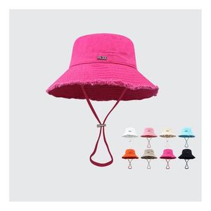 Szerokie brzegowe czapki projektanci wiadra damska kapelusz casquette bob sun