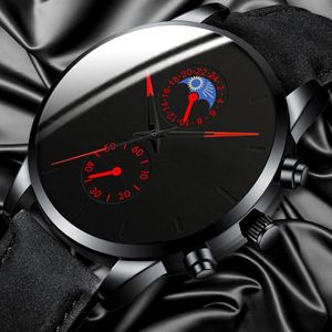 Wristwatches Watch Men Business Leather Mens Watches Top Classic Quartz Wristwatch Analog Male Clock Relogio Masculino 2021 2401