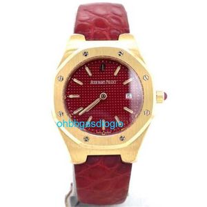 Luxury Watches AP Men's Watch Audemar Pigue Royal Oak Lady Vintage Quartz 28mm 18k Yellow Gold 77151st apf factory OHCK