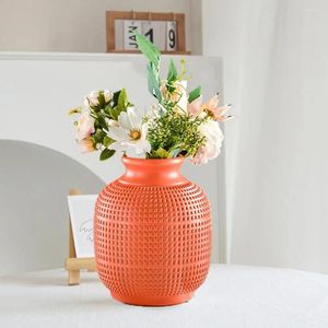 屋内屋外でのエレガントなプラスチックの装飾的な花の花瓶の容器現代の乾燥ホルダールームの寝室のためのエレガントなプラスチック