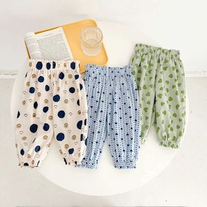 Trousers Angoubebe 232K05 Baby Girls Casual Printed Pants Summer Clothing d240517