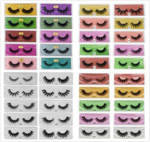 New Arrival 3d Mink eyelashes Thick faux mink Hair false lashes Eye Lash Makeup Extension fake Eyelashes 10 Styles6114386