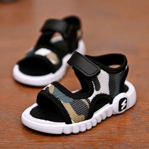 Pojkar sommar barn mode lätta mjuka lägenheter småbarn baby flickor sandaler spädbarn casual strand barn skor utomhus l2405