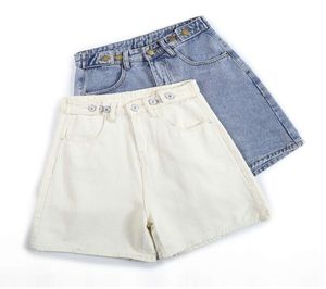 Women Denim Shorts Fashion Classic Vintage Blue Black High Waist Wide Leg Ladies Casual Summer Female Streetwear Jeans5693279