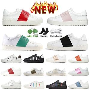 New Classic Open Sneakers Casual Shoes skate Platform Famous Paris pumps multi-color Comfortable Vintage Black men womens trainers Calfskin Sports Trainers Hiking