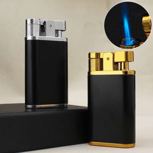 DC9-6 Creative Windproect Lighter Metal Business Personlig Ierable Jet Flame Cigarettändare grossist