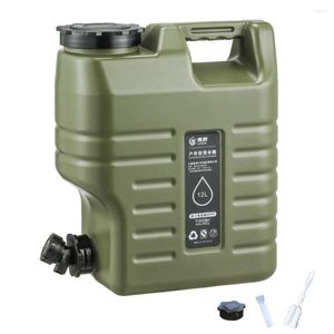 Wasserflaschen 3,2 Gallonen/12 -l -Krug mit Spigot BPA kostenloser Auto -Trägertank Große Kapazität für Camping-/Wanderung im Freien.