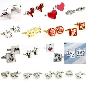 Cuff Links Fashion 16 Design Wedding Cufflinks and Cufflinks 1 Pair Free Shipping Maximum Promotion