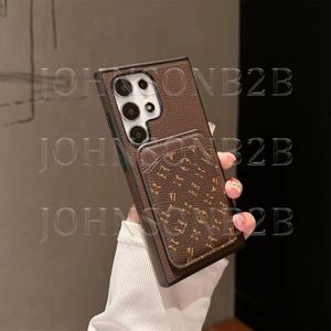 Magsafe Samsung Phone Cases Designer Leather LU Card HI Quality Purse S22 S23 S24 S25 S26 Ultra Plus S22ultra S23ultra S24Ultra S25ultra S26ultra Case With Logo Box