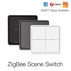 Zigbee Smart Scene -knapp Trådlös scen Switch Scene -knapp Smart Home Automation DDMY3C