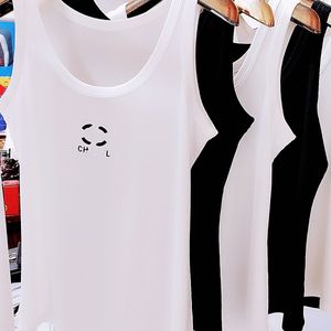 Women summer thread cotton fabric logo letter print designer vest tank tops LXLXXL3XL