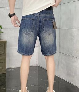 24 neue Herren -Shorts Jeans Luxusdesigner Meens Shorts Hochqualitäts -Jeans